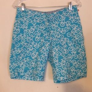 Crown ivy size 4 bike Print Bermuda shorts